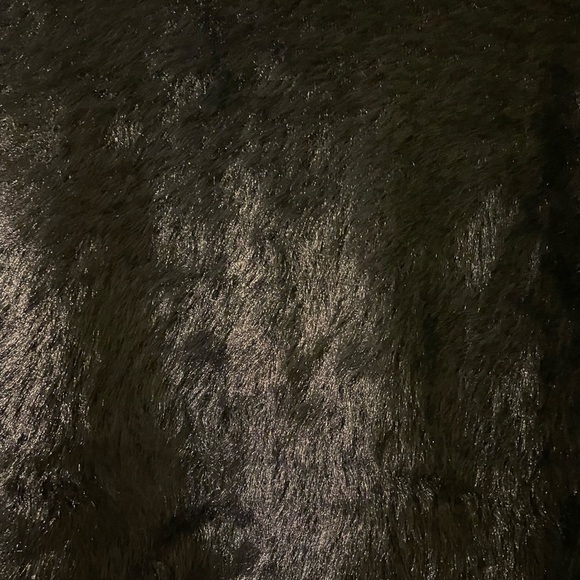 Sam and Jess black faux fur sweater-small like new - Picture 3 of 4